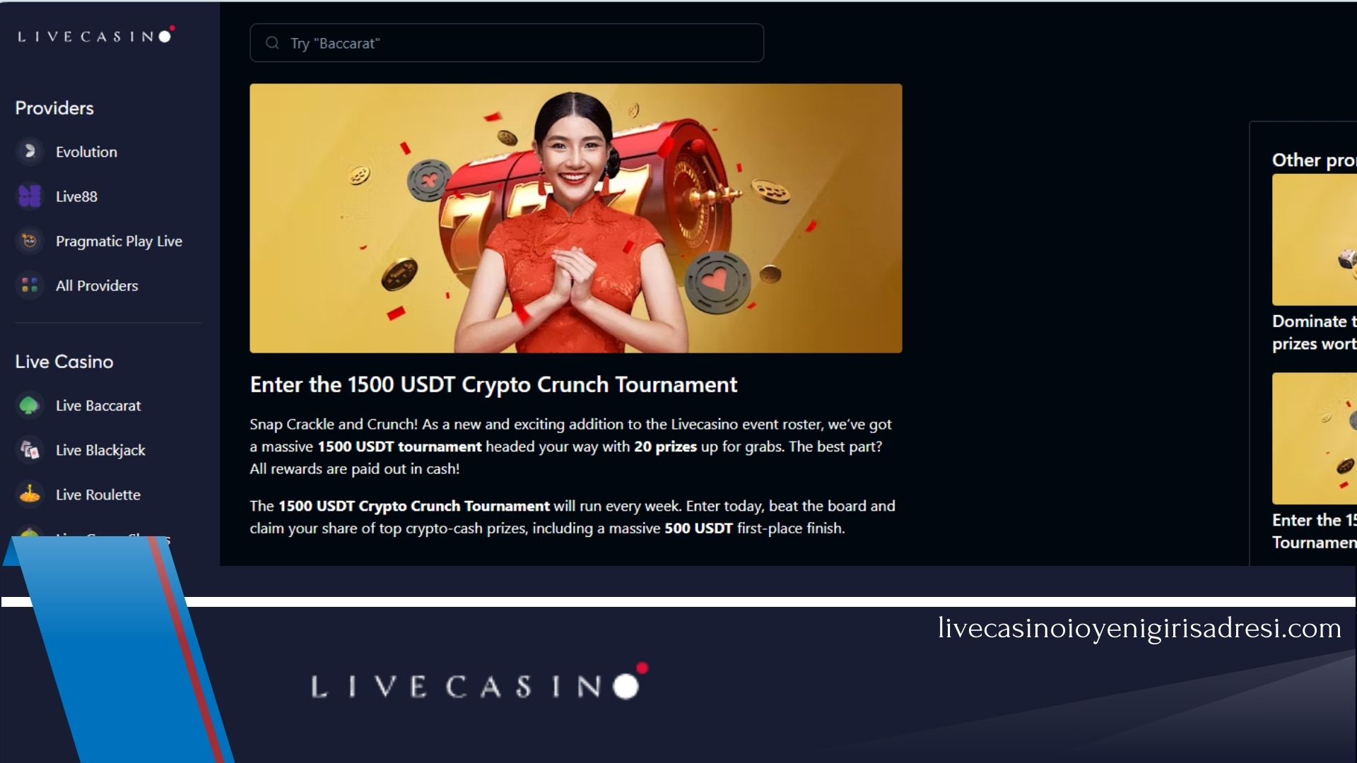 Livecasino.io Giriş